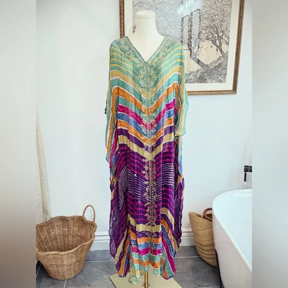 ✨ DAISY JONES KAFTAN ASO Riley keough in Daisy Jones and the Six - Picture 1 of 8